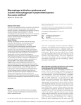 Macrophage activation syndrome and reactive hemophagocytic