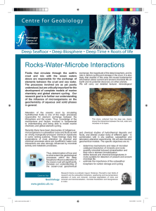 Rocks-Water-Microbe Interactions