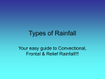 Types of Rainfall