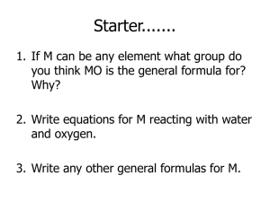 Group 2 Elements