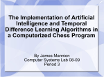 The Implementation of Artificial Intelligence and Temporal Difference