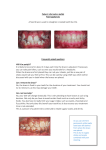 Patient information leaflet Fixed appliances A fixed brace is used to