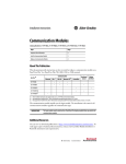 2711P-IN003E-EN-P, Communication Modules Installation Instructions