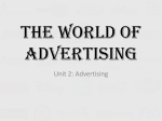 The World of Advertising