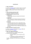 what is the Database abstraction level?