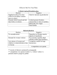 Effects of the Five Year Plan chart