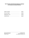 ALF: Practice Oriented Introductory Level for