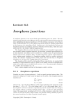 Josephson junctions