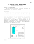 MEASUREMENT OF THE BAND GAP ENERGY OF