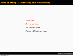 Area of Study 2: Detecting and Responding