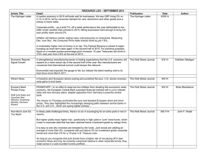 RESOURCE LOG – SEPTEMBER 2014 Article Title Detail