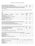 BONE DENSITY PATIENT QUESTIONNAIRE