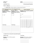 Solving Exponential Equations