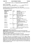 CHEM 470 - Department of Chemistry and Biochemistry