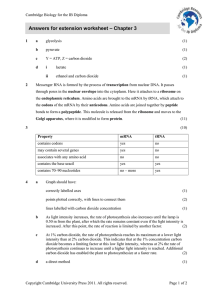 Answers for extension worksheet – Chapter 3