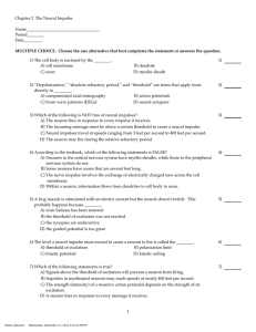 Chapter 2 The Neural Impulse