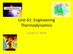 Unit 61: Engineering Thermodynamics