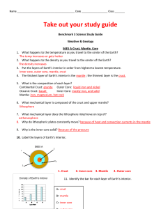 Benchmark 3 Answer Key