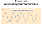 AC circuits ch 23 S2017