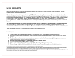 CCI Table Water resources