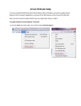 GCAA Website help