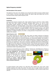 Optical frequency standard