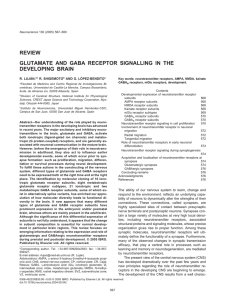 review glutamate and gaba receptor signalling in - lópez