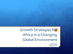 Growth Strategies for Africa in a Changing Global Environment