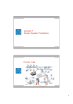 Lecture 4 - Power System Protection