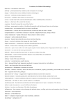 Vocabulary for Medical Microbiology adherence = attachment to