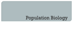 Population Biology