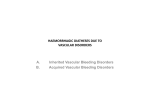 Acquired Vascular Bleeding Disorders