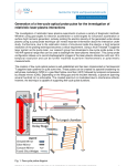 Generation of a few-cycle optical probe pulse for the