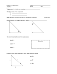 Chapter 13: Trigonometry