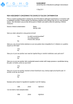 Risk assessment of source of blood exposure