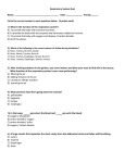 Respiratory System Study Guide (Optional)