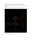 Lab1 Common source Amp, the source follower and common gate