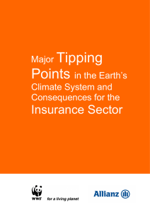 Major Tipping Points in the Earth`s Climate System