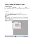 Procedure to install the Client Workstation on another pc