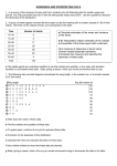 Skewness and interpreting data