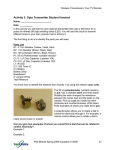 Activity 3: Opto Transmitter Student Handout