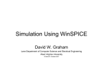 Simulation Using WinSPICE