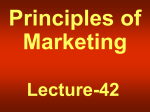 Principles of Marketing