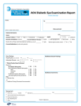 AOA Diabetic Eye Examination Report