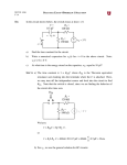 EX: In the circuit shown below, the switch closes at time t = 0. a) Find