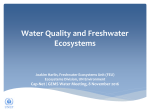 Water Quality and Freshwater Ecosystems - Cap-Net