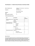 Case Study No - Lancaster University