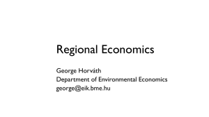 Regional Economics - environment-economics