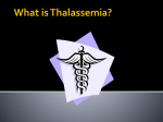 What is Thalassemia?