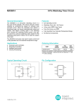 MAX6814 5-Pin Watchdog Timer Circuit